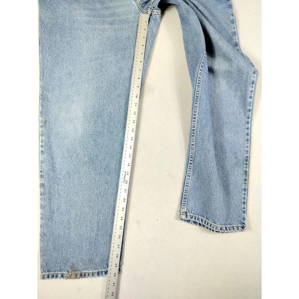 Vintage Levis‎ Jeans Mens 38 Blue Relaxed Straight Leg Denim Zip Fly Y2K 2001
